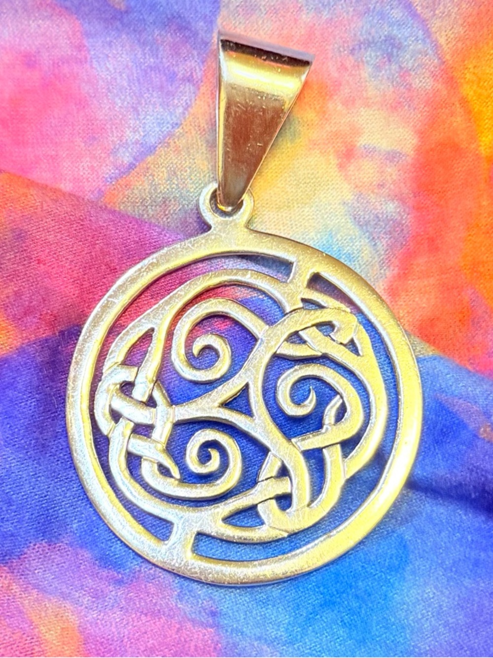Silpada Sterling Silver Celtic Design Pendant